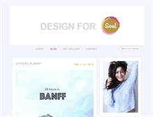 Tablet Screenshot of designforsoul.com